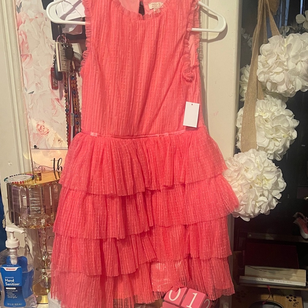 Zenzi Layered Ruffle Dress